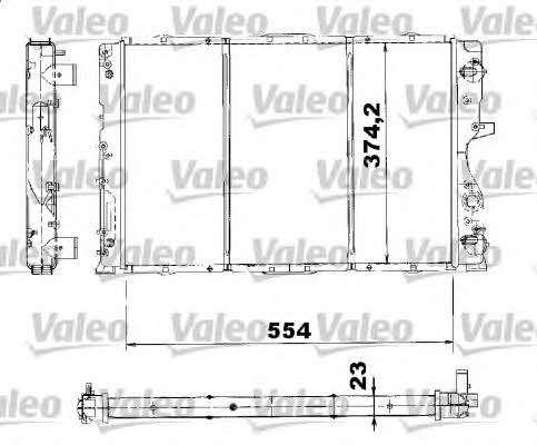 Valeo 732745 Radiator, engine cooling 732745: Buy near me in Poland at 2407.PL - Good price!