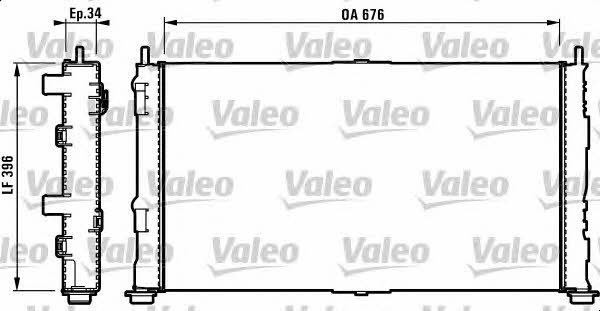 Valeo 732755 Radiator, engine cooling 732755: Buy near me at 2407.PL in Poland at an Affordable price!