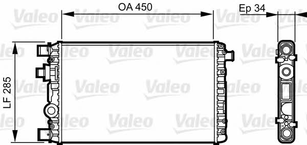 Valeo 732789 Radiator, engine cooling 732789: Buy near me at 2407.PL in Poland at an Affordable price!