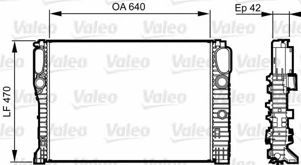 Valeo 732855 Kühler motorkühlung 732855: Kaufen Sie zu einem guten Preis in Polen bei 2407.PL!