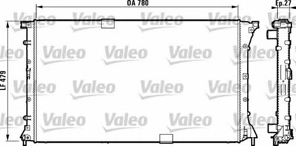 Valeo 732911 Radiator, engine cooling 732911: Buy near me in Poland at 2407.PL - Good price!