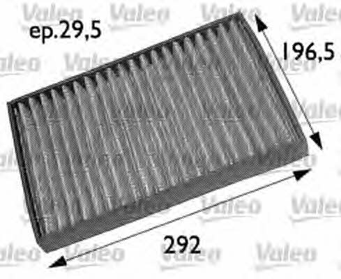 Valeo 698709 Activated Carbon Cabin Filter 698709: Buy near me in Poland at 2407.PL - Good price!