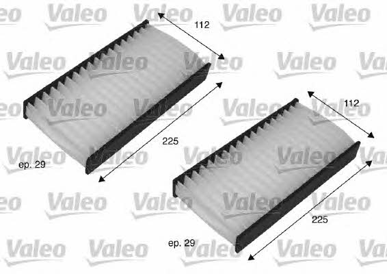 Valeo 698735 Filter, interior air 698735: Buy near me at 2407.PL in Poland at an Affordable price!