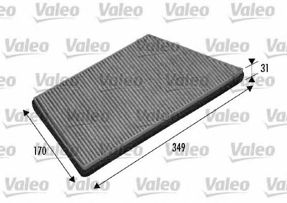 Valeo 698749 Activated Carbon Cabin Filter 698749: Buy near me in Poland at 2407.PL - Good price!