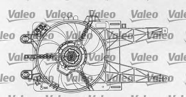 Valeo 698763 Двигатель вентилятора охлаждения радиатора 698763: Отличная цена - Купить в Польше на 2407.PL!