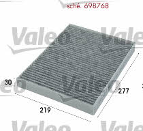 Valeo 698768 Activated Carbon Cabin Filter 698768: Buy near me in Poland at 2407.PL - Good price!