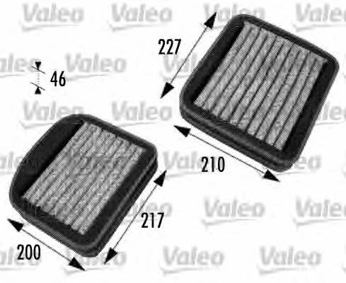 Valeo 698772 Activated Carbon Cabin Filter 698772: Buy near me in Poland at 2407.PL - Good price!