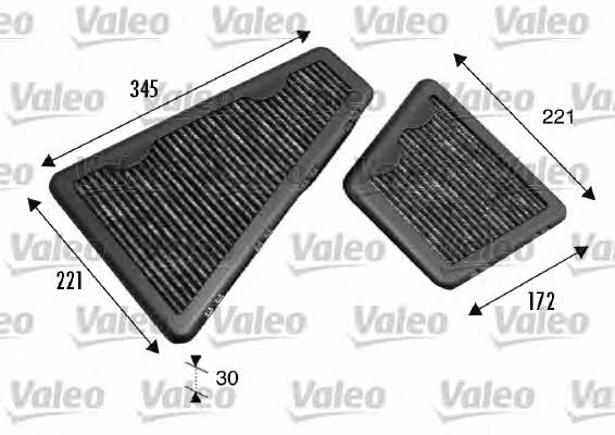 Valeo 698793 Activated Carbon Cabin Filter 698793: Buy near me in Poland at 2407.PL - Good price!