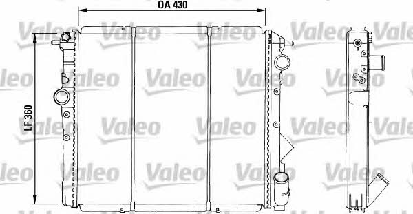 Valeo 730039 Radiator, engine cooling 730039: Buy near me in Poland at 2407.PL - Good price!