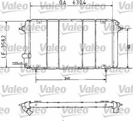 Valeo 730065 Радіатор охолодження двигуна 730065: Приваблива ціна - Купити у Польщі на 2407.PL!