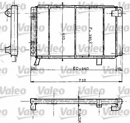 Valeo 730069 Radiator, engine cooling 730069: Buy near me in Poland at 2407.PL - Good price!