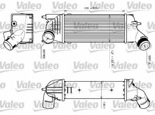 Valeo 817639 Intercooler, charger 817639: Buy near me in Poland at 2407.PL - Good price!