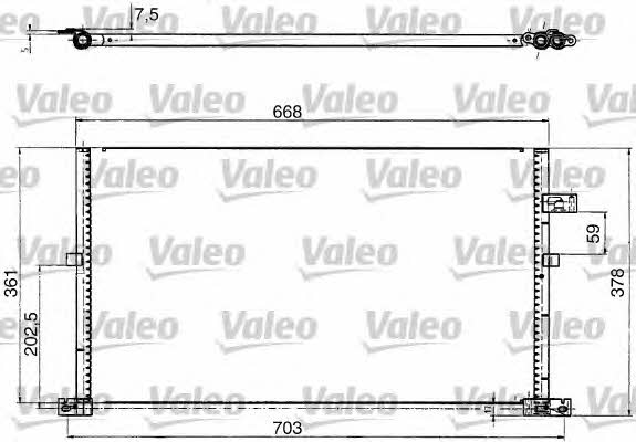Valeo 817657 Радіатор кондиціонера (Конденсатор) 817657: Приваблива ціна - Купити у Польщі на 2407.PL!