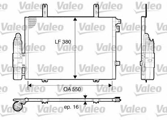 Valeo 817662 Радиатор кондиционера (Конденсатор) 817662: Купить в Польше - Отличная цена на 2407.PL!