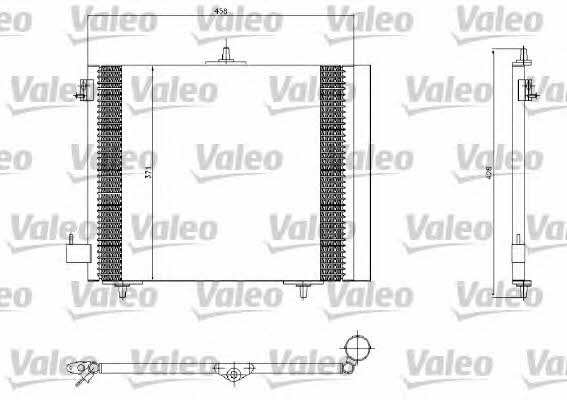 Valeo 817663 Радіатор кондиціонера (Конденсатор) 817663: Приваблива ціна - Купити у Польщі на 2407.PL!