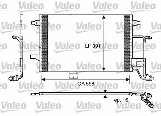 Valeo 817665 Радиатор кондиционера (Конденсатор) 817665: Отличная цена - Купить в Польше на 2407.PL!