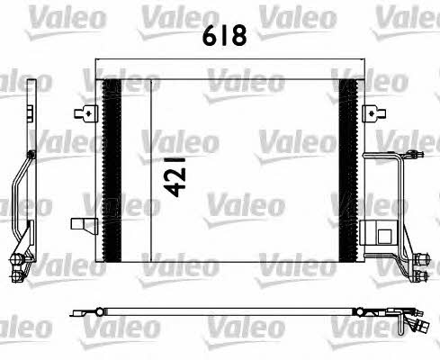 Valeo 817666 Радіатор кондиціонера (Конденсатор) 817666: Приваблива ціна - Купити у Польщі на 2407.PL!