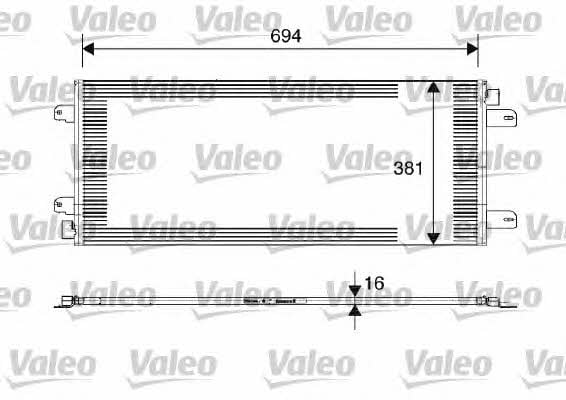 Valeo 817689 Радиатор кондиционера (Конденсатор) 817689: Отличная цена - Купить в Польше на 2407.PL!