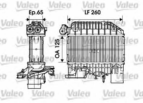 Valeo 817698 Intercooler, charger 817698: Buy near me in Poland at 2407.PL - Good price!