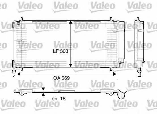 Valeo 817740 Радіатор кондиціонера (Конденсатор) 817740: Приваблива ціна - Купити у Польщі на 2407.PL!