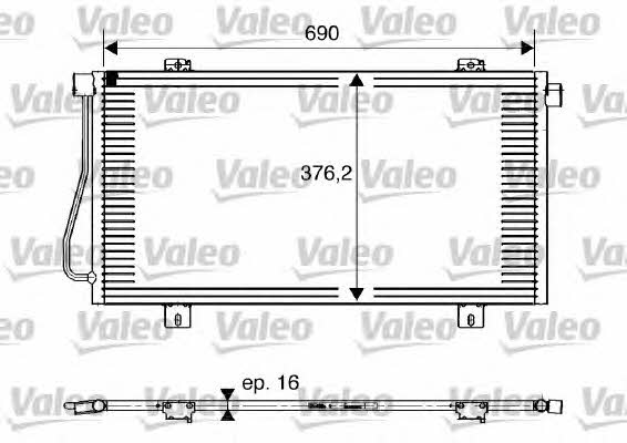 Valeo 817742 Радиатор кондиционера (Конденсатор) 817742: Купить в Польше - Отличная цена на 2407.PL!