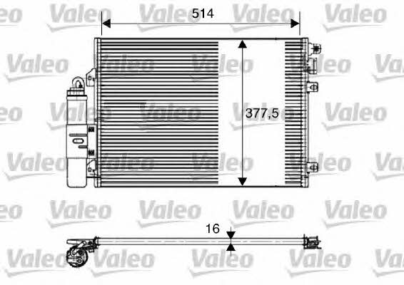 Valeo 817827 Радиатор кондиционера (Конденсатор) 817827: Купить в Польше - Отличная цена на 2407.PL!