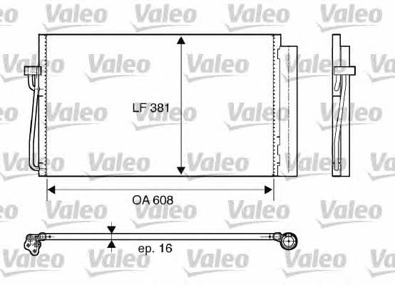 Valeo 817851 Радіатор кондиціонера (Конденсатор) 817851: Купити у Польщі - Добра ціна на 2407.PL!