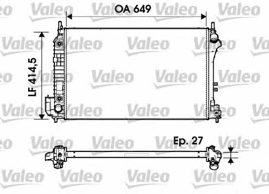 Valeo 732947 Radiator, engine cooling 732947: Buy near me in Poland at 2407.PL - Good price!