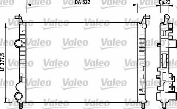 Valeo 732948 Радиатор охлаждения двигателя 732948: Отличная цена - Купить в Польше на 2407.PL!