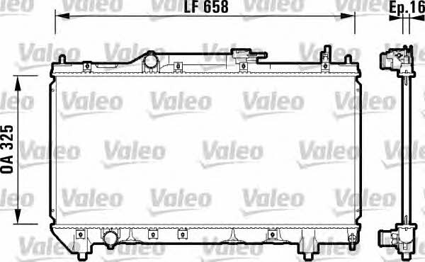 Valeo 732950 Chłodnica, układ chłodzenia silnika 732950: Dobra cena w Polsce na 2407.PL - Kup Teraz!