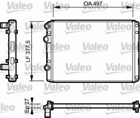 Valeo 732953 Radiator, engine cooling 732953: Buy near me in Poland at 2407.PL - Good price!