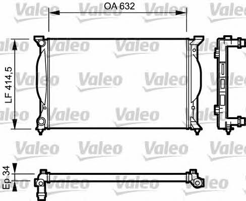 Valeo 732963 Radiator, engine cooling 732963: Buy near me at 2407.PL in Poland at an Affordable price!