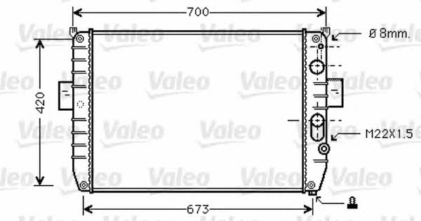 Valeo 733409 Радіатор охолодження двигуна 733409: Приваблива ціна - Купити у Польщі на 2407.PL!