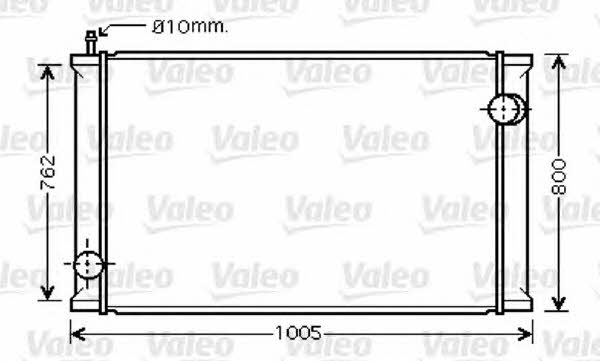 Valeo 733440 Radiator, engine cooling 733440: Buy near me in Poland at 2407.PL - Good price!