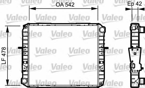 Valeo 733483 Радиатор охлаждения двигателя 733483: Отличная цена - Купить в Польше на 2407.PL!