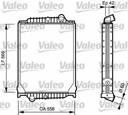 Valeo 733495 Радіатор охолодження двигуна 733495: Приваблива ціна - Купити у Польщі на 2407.PL!