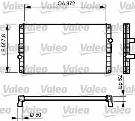 Valeo 733501 Радиатор охлаждения двигателя 733501: Купить в Польше - Отличная цена на 2407.PL!