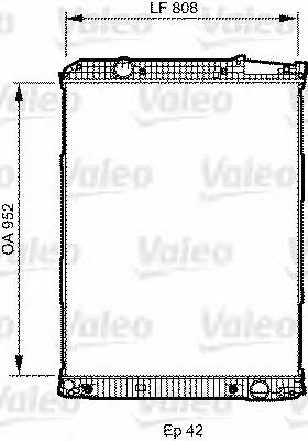 Valeo 733507 Radiator, engine cooling 733507: Buy near me in Poland at 2407.PL - Good price!