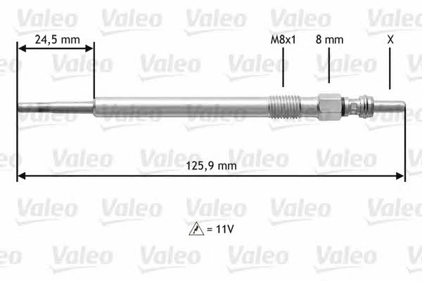 Valeo 345164 Glow plug 345164: Buy near me in Poland at 2407.PL - Good price!