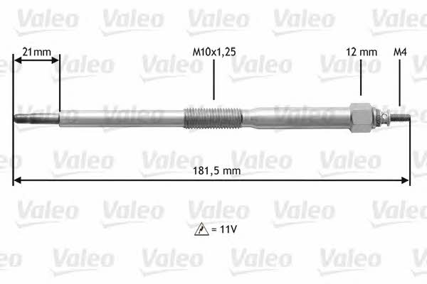 Valeo 345220 Glow plug 345220: Buy near me in Poland at 2407.PL - Good price!