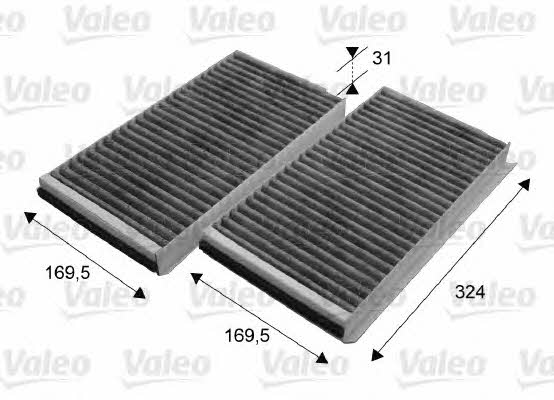 Valeo 698864 Activated Carbon Cabin Filter 698864: Buy near me in Poland at 2407.PL - Good price!