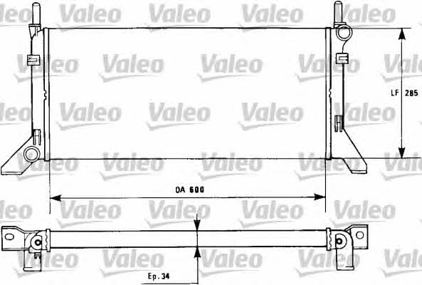 Valeo 730120 Radiator, engine cooling 730120: Buy near me at 2407.PL in Poland at an Affordable price!