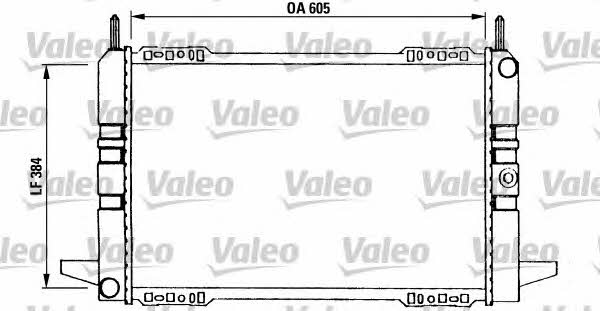 Valeo 730146 Радиатор охлаждения двигателя 730146: Отличная цена - Купить в Польше на 2407.PL!