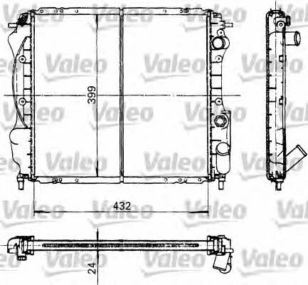 Valeo 730182 Радіатор охолодження двигуна 730182: Купити у Польщі - Добра ціна на 2407.PL!
