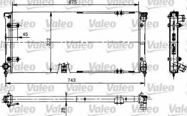 Valeo 730370 Radiator, engine cooling 730370: Buy near me in Poland at 2407.PL - Good price!