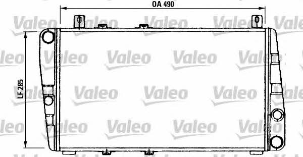 Valeo 730375 Радиатор охлаждения двигателя 730375: Купить в Польше - Отличная цена на 2407.PL!