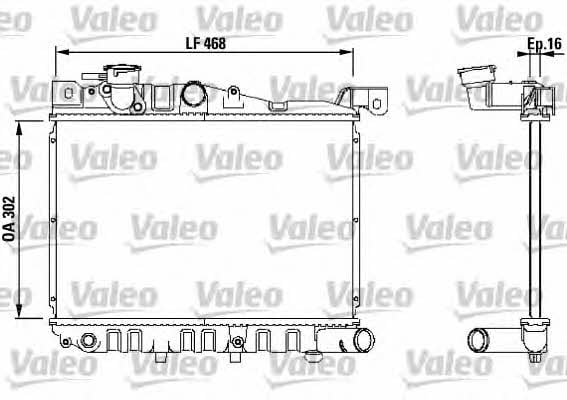 Valeo 730433 Radiator, engine cooling 730433: Buy near me at 2407.PL in Poland at an Affordable price!