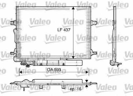 Valeo 818003 Cooler Module 818003: Buy near me in Poland at 2407.PL - Good price!