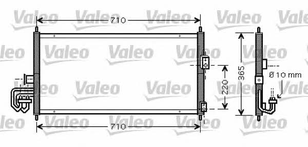 Valeo 818026 Радиатор кондиционера (Конденсатор) 818026: Отличная цена - Купить в Польше на 2407.PL!