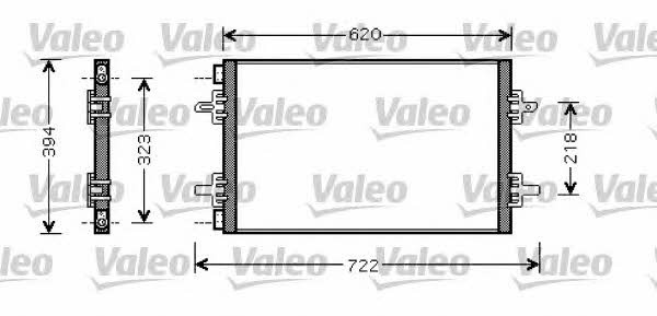 Valeo 818027 Радіатор кондиціонера (Конденсатор) 818027: Приваблива ціна - Купити у Польщі на 2407.PL!